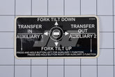 10167264 Decal, Transfer/Carriage Tilt (Lull #67264A) | JLG